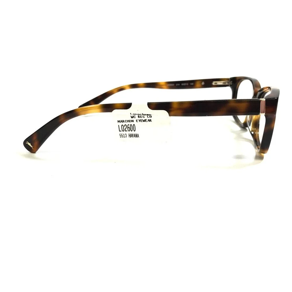 Longchamp Eyeglasses Frames LO2600 214 Tortoise Rectangular Full Rim 55-13-140